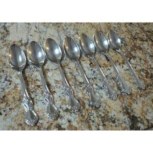 Reed & Barton Marlborough 7 Dinner Spoons Heritage Mint 18/10 Stainless